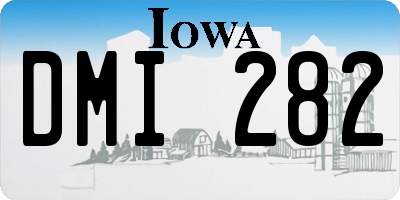 IA license plate DMI282
