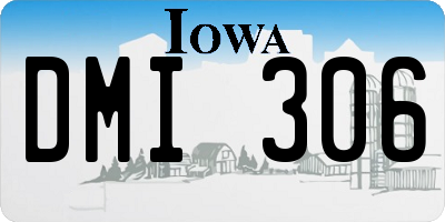 IA license plate DMI306