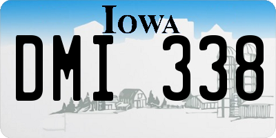 IA license plate DMI338