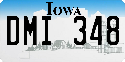 IA license plate DMI348