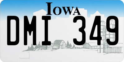 IA license plate DMI349