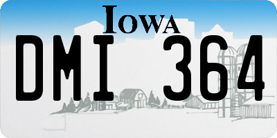 IA license plate DMI364
