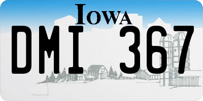 IA license plate DMI367