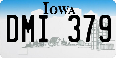 IA license plate DMI379