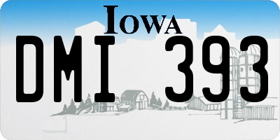 IA license plate DMI393