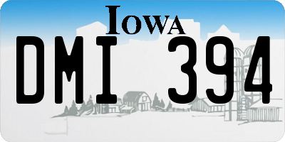 IA license plate DMI394
