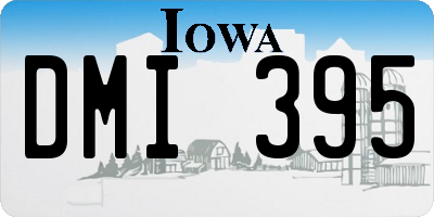 IA license plate DMI395