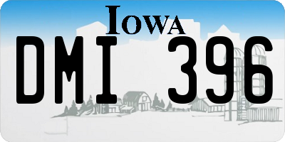 IA license plate DMI396