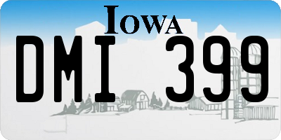 IA license plate DMI399