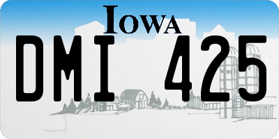 IA license plate DMI425