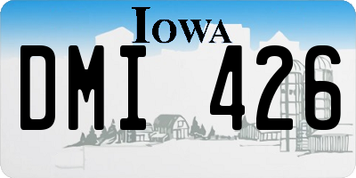 IA license plate DMI426