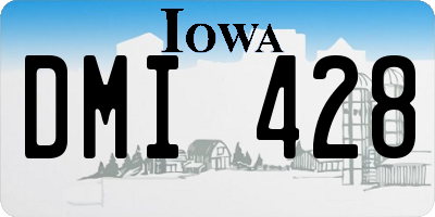 IA license plate DMI428