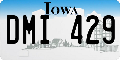 IA license plate DMI429