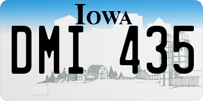 IA license plate DMI435