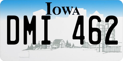 IA license plate DMI462