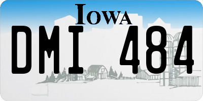 IA license plate DMI484