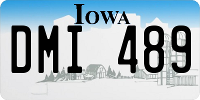 IA license plate DMI489
