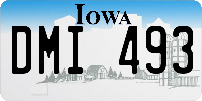 IA license plate DMI493