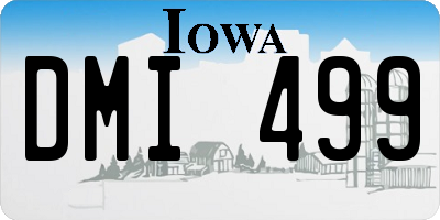 IA license plate DMI499
