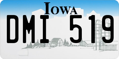 IA license plate DMI519