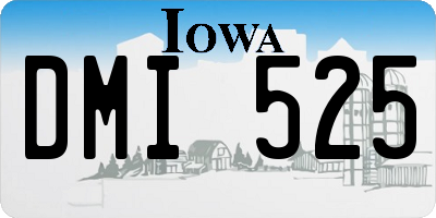 IA license plate DMI525