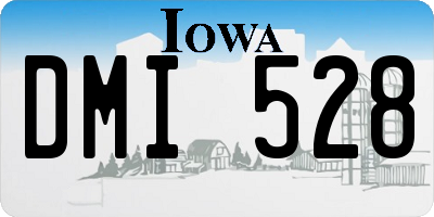 IA license plate DMI528