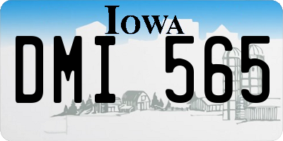 IA license plate DMI565