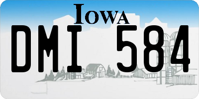 IA license plate DMI584