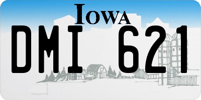 IA license plate DMI621