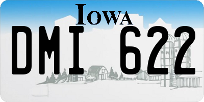 IA license plate DMI622