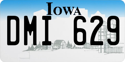 IA license plate DMI629