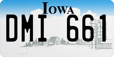IA license plate DMI661