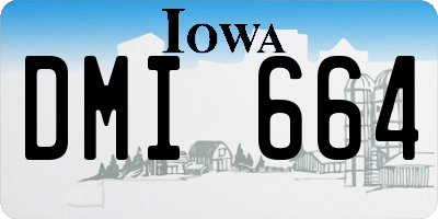 IA license plate DMI664