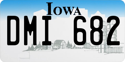 IA license plate DMI682