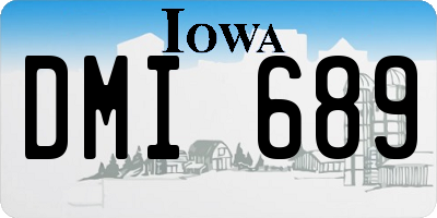 IA license plate DMI689