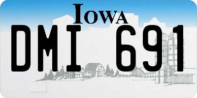 IA license plate DMI691