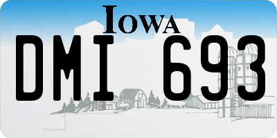IA license plate DMI693