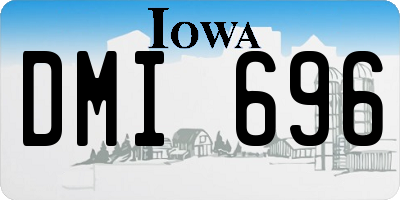 IA license plate DMI696