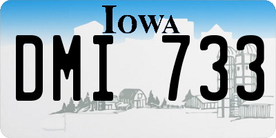 IA license plate DMI733