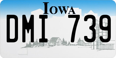 IA license plate DMI739