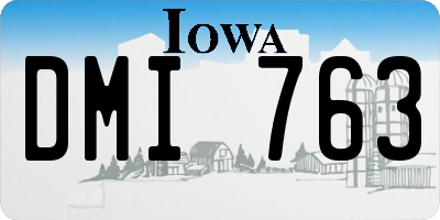 IA license plate DMI763