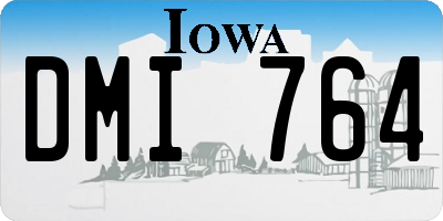 IA license plate DMI764