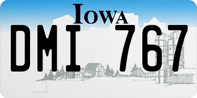 IA license plate DMI767