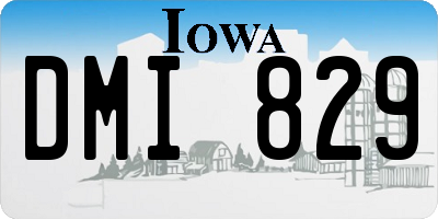 IA license plate DMI829