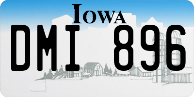 IA license plate DMI896