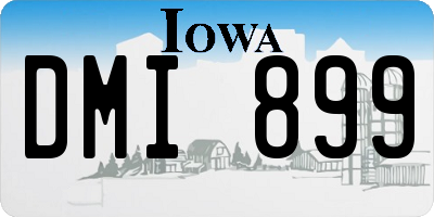 IA license plate DMI899