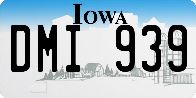 IA license plate DMI939