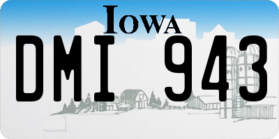 IA license plate DMI943