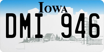 IA license plate DMI946