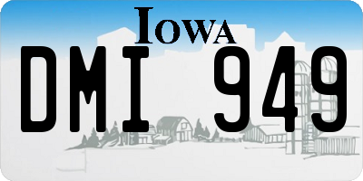 IA license plate DMI949
